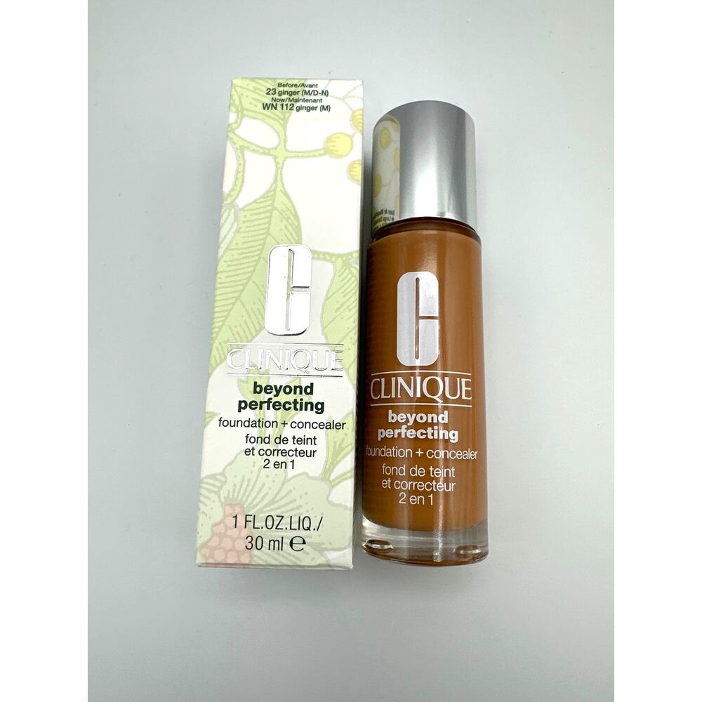 Clinique Beyond Perfecting Foundation + Concealer 1 fl oz 112 Ginger NIB